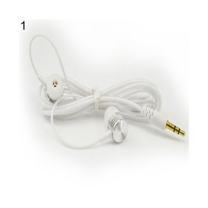 Universel 3.5mm écouteurs pour téléphone cellulaire-blanc