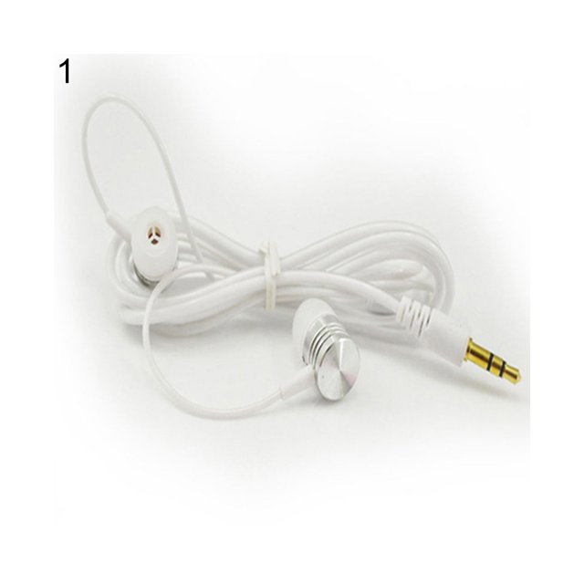 Universal 3.5mm In-ear Stereo Earbuds Headphone Earphone Headset for Cell Phone-White