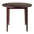 thumbnail image 2 of Clayton Round Drop Leaf Dining Table, Walnut, 2 of 9