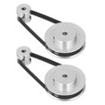 thumbnail image 4 of Synchronous Wheel Aluminum Alloy Timing Pulley With Hex Wrench With 2Pcs Length 200mm Width 6mm Belt, 4 of 8