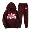 thumbnail image 1 of TIMIFIS Survêtement pour Homme 2 Pcs à Capuche, Ensemble de Sport Athlétique, Chandail à Enfiler Décontracté pour Course, Jogging, Ensemble de Tenue de Sport SetsFall, 1 of 9