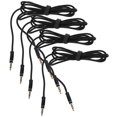 thumbnail image 3 of 4 Pcs Câble Audio Professionnel 3.5mm Mâle à Mâle Câble en Nylon Câble Auxiliaire, 3 of 7