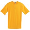 thumbnail image 1 of Two-Button Baseball Jersey Xl Gold, 1 of 1
