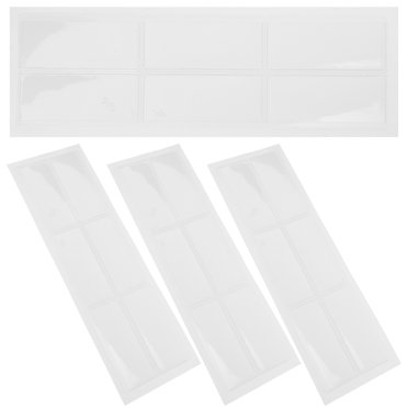 24pcs Self Adhesive Clear Label Holders Waterproof Transparent Plastic Sleeves for Storage Bins File Cabinets Drawers