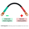 thumbnail image 2 of Car Battery Cable Assembly Portable Universal 4AWG Golf Cart Pure Copper Wire Kit for Car Lugs Flexible Battery Cable, 2 of 7
