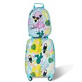 thumbnail image 2 of Patiojoy 2PC Kid Luggage Set 12" Backpack & 16" Rolling Trolley Suitcase ABS for Travel, 2 of 8