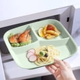 thumbnail image 4 of Divided Plates For Adults 10 Inch Plastic Reusable Dinner Plate With 3 Sections For Portion Control Picnic Camping And Family Meals, 4 of 6