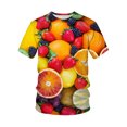 thumbnail image 1 of Tenmix Men 3D Print Shirts Regular Summer Tops Graphic Holiday T-Shirt Short Sleeve Tees Style-M L, 1 of 2