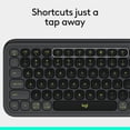thumbnail image 4 of Logitech POP ICON Keys Wireless Bluetooth Keyboard, Comfortable Typing, Programmable Keys, Easy-Switch Between up to 3 Devices, for Laptop,, 4 of 11