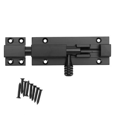 KAKOWELY Door Latch Bolt Aluminum Alloy Door Latch Bolt Sliding Barrel Bolt Anti-theft Door Latch Bolt3.94"X1.46"X0.67"