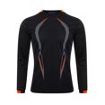 thumbnail image 1 of Wangsaura Men Sports Shirt, Long Sleeve Elastic Quick Drying Tops, 1 of 9