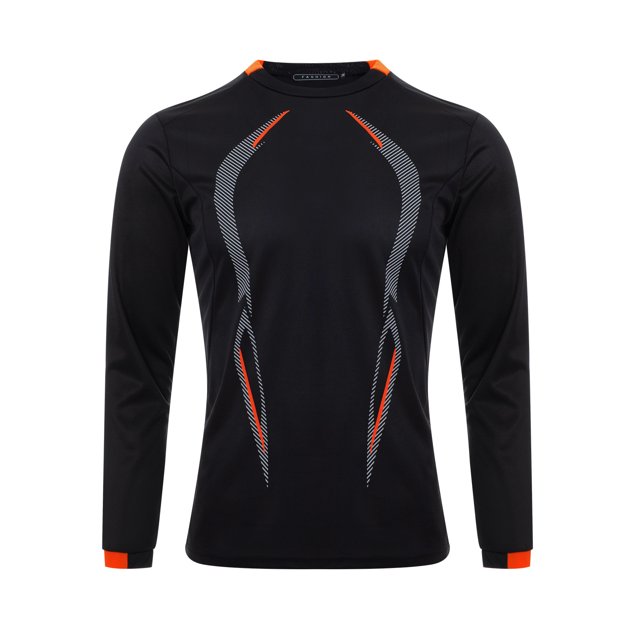 Wangsaura Men Sports Shirt, Long Sleeve Elastic Quick Drying Tops