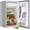 Argent, variante sur Bingirl Mini-Frigo de 3,2 Pi3 avec Congélateur, 91 L, Porte Simple Écoénergétique - Noir