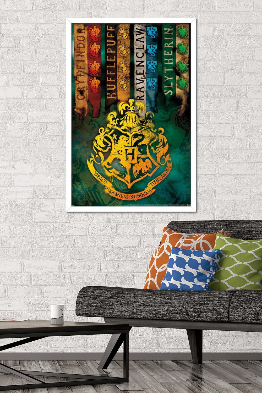 The Wizarding World: Harry Potter - House Crests Wall Poster