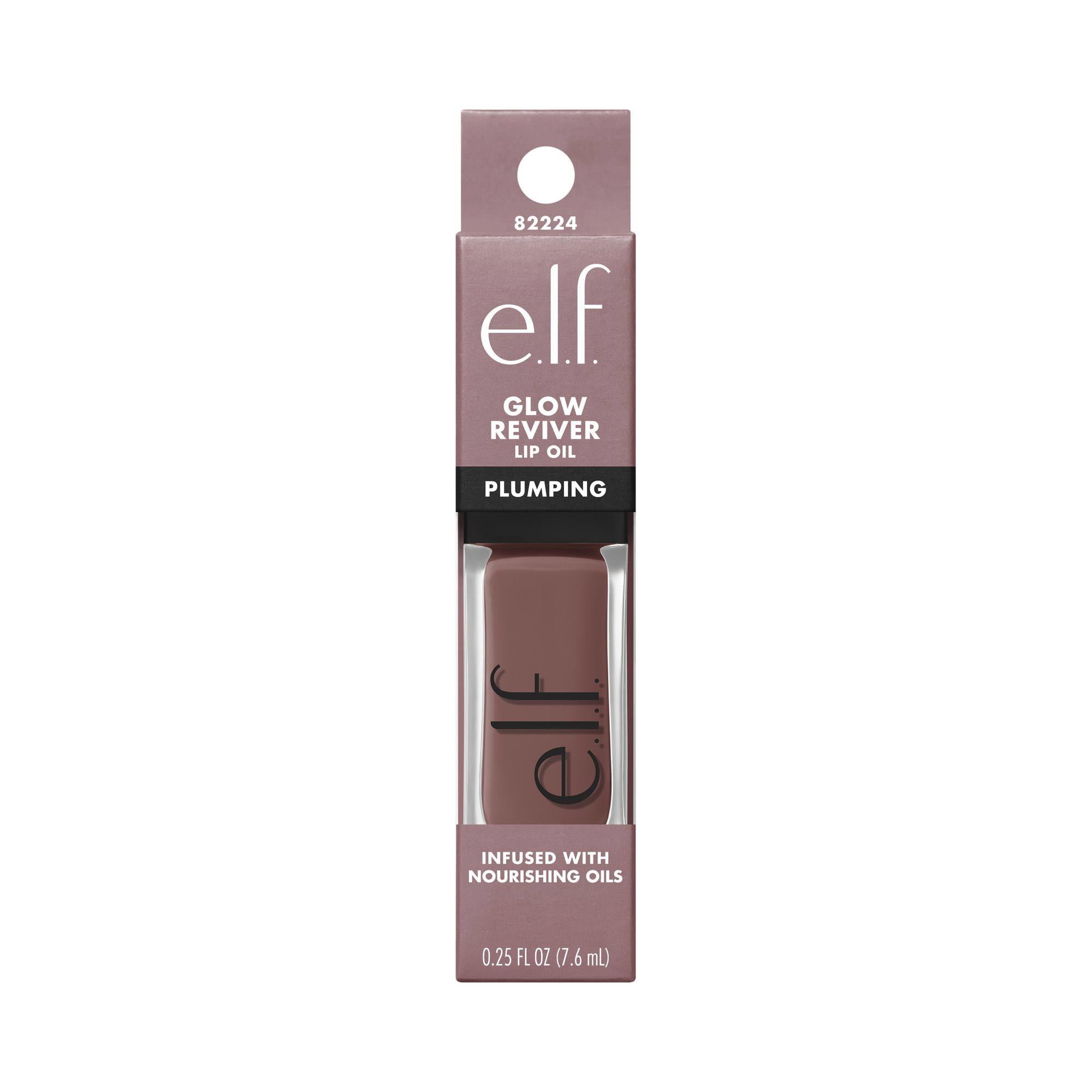 e.l.f. Cosmetics Glow Reviver Huile Repulpante pour les Lèvres, Major Mauve