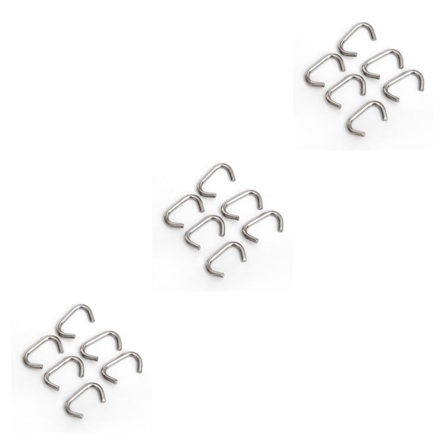 bedienty 6 Pcs Clip de Montage Latéral pour Plongée Pince de Bande en Nylon Professionnelle Robuste Clips de Fixation en Acier Inoxydable Support d'Outils de Plongée 3mm 3Ensemble