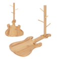 thumbnail image 4 of Key Storage Tray, Jewelry Key Storage Rack Exquisite Sturdy Guitar Shaped Base  For Bedroom, 4 of 8