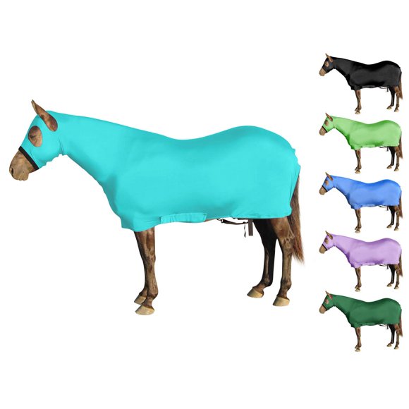 Derby Originals Comfort Stretch Lycra Sleazy Full Body Sheet with Neck Cover - One Year Limited Manufacturer's Warranty (X-Large (Over 84"") Caribbean Blue)