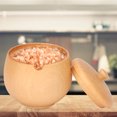 thumbnail image 4 of Wood Spice Jar, Japanese Dustproof Safe Seasoning Box Sour Jujube Wood  For Kitchen For Salt Log, 4 of 8