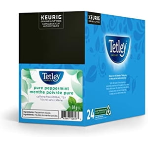 Tetley Pure Peppermint Pochettes à thé Keurig K-Cup 96 Nombre