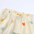 thumbnail image 2 of BOBOGOJP Girls Super Soft Performance Gym Shorts (Beige,9-12 Months), 2 of 5