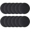 thumbnail image 1 of 6.7 Inch Kitchen Compost Bin Filters Charcoal Replacement, 12 Pack Charcoal Filters for Countertop Home Bucket, Longer Lasting Round Extra Thick Activated Charcoal Filters, 1 of 9