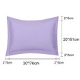 thumbnail image 2 of PiccoCasa Soft 1800 Microfiber Oxford Pillowcases 2Pcs, Queen Lavender, 2 of 8