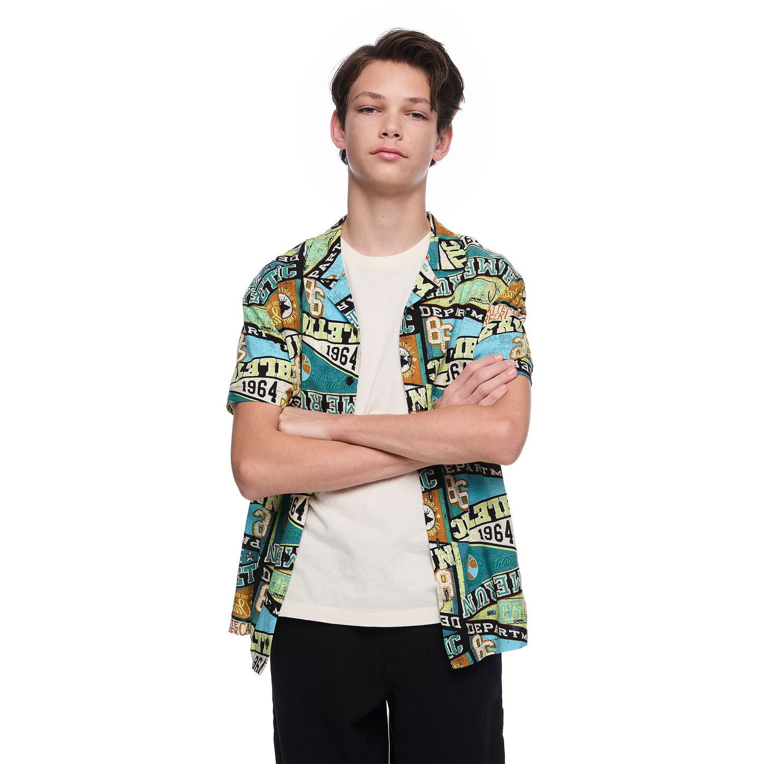 Jackson Boys' Short Sleeve Resort Shirt