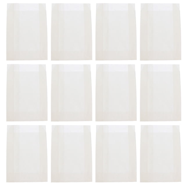 OULII 100pcs Disposable Food Packaging Bags Oil Paper Snack Takeaway Bags For French Fries And Chips And Design