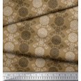 thumbnail image 1 of Soimoi Rayon Fabric Damask Ethnic Printed Fabric 1 Yard 56 Inch Wide, 1 of 3