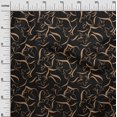 thumbnail image 3 of oneOone Polyester Spandex Black Fabric Floral & Sewing Craft Projects Fabric Prints By Yard 56 Inch Wide, 3 of 4