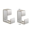 thumbnail image 3 of Chmadoxn Pcs Basin Rack Bathroom Wall Hooks Bathroom Towel Rack Coat Hooks Wall Mounted Robe Hooks Metal Clothes -Mounted Storage Bracket Hanging Basin Stainless 10ML bathroom hook, 3 of 8