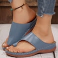 thumbnail image 2 of Mepaouo Platform Flip Flops for Women 2025 Comfortable Split Toe Arch Support Walking Dressy Sandals, 2 of 9