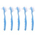 thumbnail image 1 of False Teeth Brush, Denture Brush Set Professional  For Daily Life Green,Blue, 1 of 8
