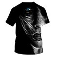 thumbnail image 5 of EGNMCR Men Short-Sleeved Printed Color Buttons Fashion Casual T-Shirt Tops, 5 of 5