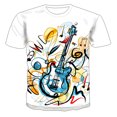 thumbnail image 2 of Fankiway Men Short-Sleeved Printed Color Buttons Fashion Cardigan Casual T-Shirt tops, 2 of 2