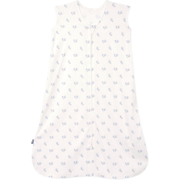 HALO® SleepSack®, 100% Cotton Wearable Blanket, Swaddle Transition Sleeping Bag, TOG 0.5, Floral Vintage Stripe
