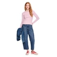 thumbnail image 2 of George Women's Long-Sleeve Rib T-Shirt, 2 of 6