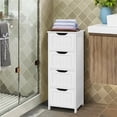 thumbnail image 3 of Yaheetech Free-Standing Bathroom Floor Cabinet with 4 Drawers, 3 of 7