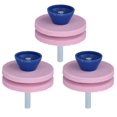 thumbnail image 2 of 3PCs Lawn Mower Grinding Wheel Abrasive Disc Blade Sharpener Grinding Wheel Sharpening Abrasive Disc Knife Replacement For Lawn Mower Tractors Drill Blade, 2 of 8