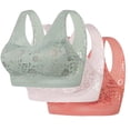 thumbnail image 1 of Posijego Full Coverage Bra 3 Pack for Women Push up Everyday Bra Seamless Bras Padded Breathable Wireless Bralettes, 1 of 2