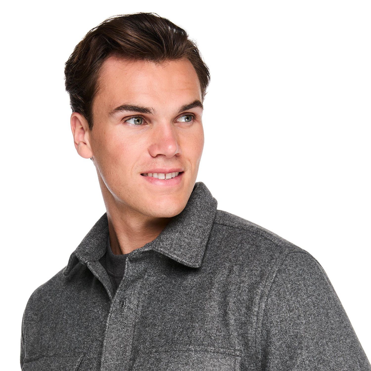 Chemise d’extérieur en flanelle brossée George pour hommes