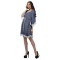 thumbnail image 3 of Moomaya Robes d'Été en Georgette Imprimée Femmes Plage Hawaïennes Mini Robes Femmes, 3 of 6