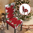 thumbnail image 1 of HOZADOIE Decorative Chairs Covers Christmas Dining Room Chair Covers Stretch Chair Slipcovers Protector Washable Kitchen Chair Cover for Dining Room Christmas Decor Holiday Party Chair Cover Red, 1 of 6