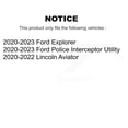 thumbnail image 2 of Kugel Rear Wheel Bearing Hub Assembly 70-KH2007 for Car Ford Explorer Police Interceptor Utility Lincoln Aviator, 2 of 11