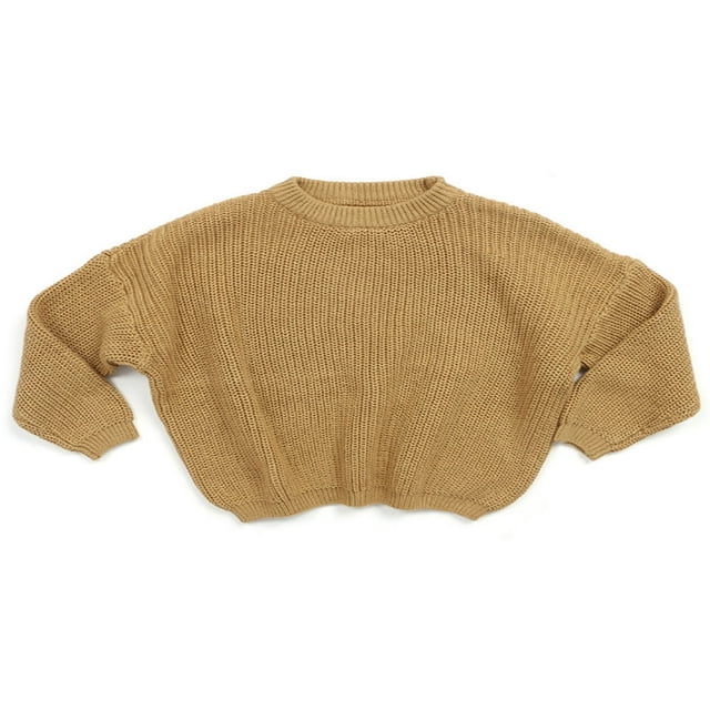 Toddler Baby Fall Winter Sweaters Long Sleeve Knitted Pullover Clothes