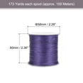 thumbnail image 2 of Unique Bargains Beading Thread Bracelet Weave Bead Craft Cord 0.5mm 159M/Roll (173-Yards) Decorative String, Purple, 2 of 7