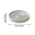 thumbnail image 3 of Support de Jardinière à Roulettes Support Rond avec Roues Plateau de Transport pour Jardinière à Roulettes pour Intérieur et Extérieur Maison Dortoir Support de Séchage de Bouteilles Petit Tapis de Cuisine Support de Tampon à Récurer pour Comptoir de Cuisine Vaisselle, 3 of 4