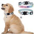 thumbnail image 2 of SXcggal 2 Adjustable Sizes Personalized Color Rhinestone Cat Collars With Tie Girls Cat Collar With Metal Buckle Adjustable Puppy Collars For Cat As Pet Gift Cute Healthy Practical Pet Accessories, 2 of 2