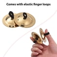 thumbnail image 4 of 6Pcs Finger Cymbals Belly Dancing Copper Finger Cymbals Musical Instrument Belly Dancing Finger Dancing Accessories for Party Diameter 5.5cm, 4 of 7